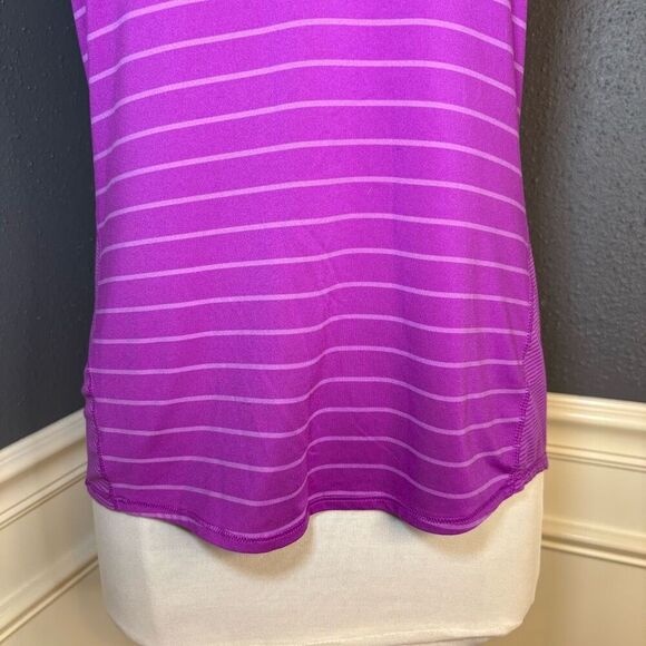 Athleta Purple Stripe Racerback Chi Tank - Picture 4 of 9